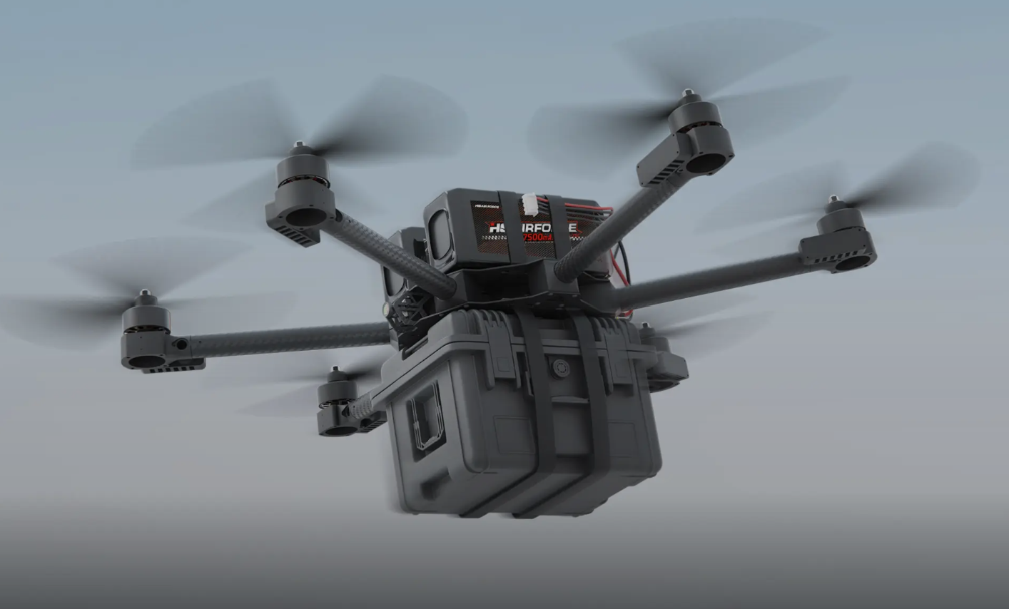 Heavy payload 9 kg quadcopter